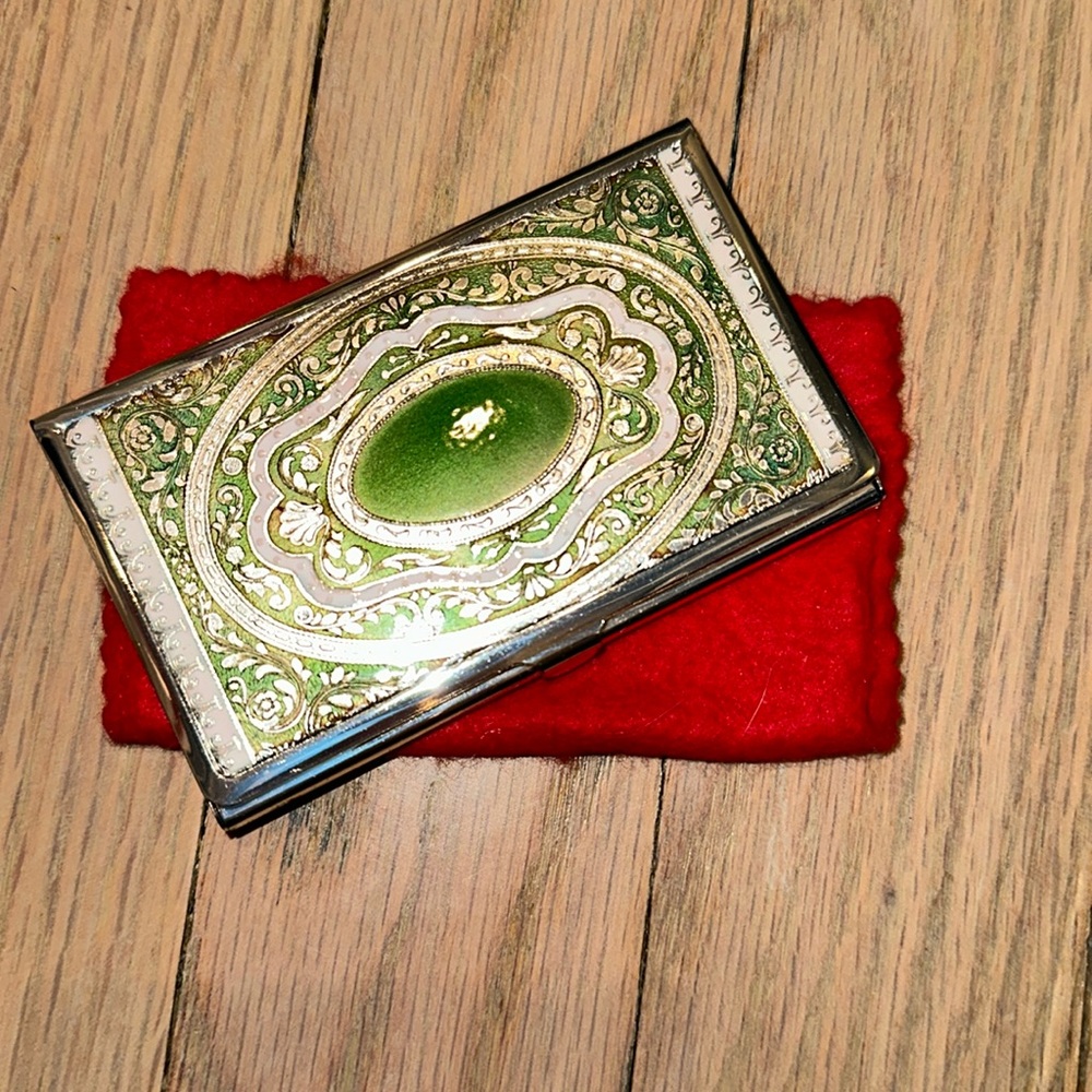 Mirrored card case